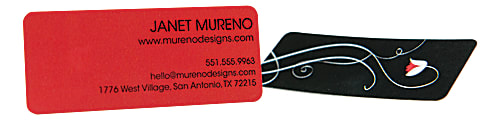 Custom Full-Color Mini Business Cards, 2-Sided, Rounded Corners, White Semi-Gloss, Pack Of 100 Cards 1 thumbnail image