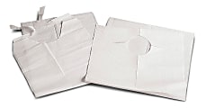 Medline Adult Tissue/Poly Backed Disposable Bibs, 19" x 35", Case Of 150