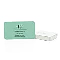 Full-Color Luxury Heavyweight Business Cards, White Core, Round Corners, 2-Sided, 3-1/2" x 2", Box Of 50