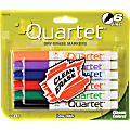 Quartet® Dry-Erase Markers, Fine Point, Assorted Colors, Pack Of 6