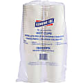 Genuine Joe Disposable Hot Cups, 16 Oz, White, Pack Of 50