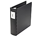 Wilson Jones® Century DublLock® Round-Ring Binder With Label Holder, 2" Rings, Black 1 thumbnail image