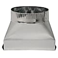 Deflecto 7" Galvanized Round Transition For Ranges, Silver, DGT37 1 thumbnail image