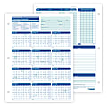 ComplyRight® 2025-2026 Fiscal Attendance Calendar, 8 1/2" x 11", Pack Of 50 1 thumbnail image