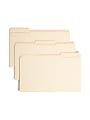 Smead® Manila Folders With SafeSHIELD® Coated Fasteners, Legal Size, Box Of 50