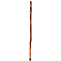 Brazos Walking Sticks™ Safari Leather Handle Exotic Wood Walking Stick, 58"