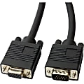 4XEM High-Resolution Coax Male to Female VGA Extension Cable, 10', Black 1 thumbnail image