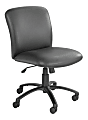 Safco® Uber Big And Tall 24-Hour Mid-Back Chair, Black Frame, Black, Option Arms Sold Separately 1 thumbnail image