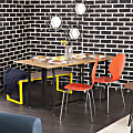 Holly & Martin Driness Drop-Leaf Table, Rectangle, Weathered Oak/Black 1 thumbnail image