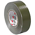 3M™ Highland™ 6969 Duct Tape, 3" Core, 2" x 180', Olive Green, Case Of 3