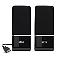Ativa™ 2-Piece USB Speaker System, black 1 thumbnail image