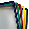 Durable InstaView Desktop Reference Replacement Sleeves, Assorted Colors, Pack Of 5