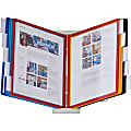 Durable InstaView 10-Section Desktop Reference System, Assorted Colors 1 thumbnail image