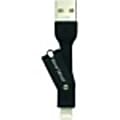 Gear Head Lightning/USB Data Transfer/Power Cable - Lightning/USB Data Transfer/Power Cable - Lightning Proprietary Connector - USB - Black