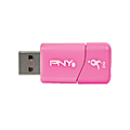 PNY Compact Attaché Susan G. Komen USB Drive, Pink, 8GB 1 thumbnail image