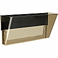 Storex Magnetic Wall File Pocket, 7"H x 16"W x 4"D, Smoke 1 thumbnail image