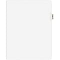 Avery® Avery-Style 30% Recycled Collated Legal Index Exhibit Dividers, 8 1/2" x 11", White Dividers/White Tabs, EXHIBIT M, Pack Of 25
