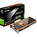 Aorus GV-N108TAORUSX WB-11GD GeForce GTX 1080 Ti Graphic Card - 1.63 GHz Core - 1.75 GHz Boost Clock - 11 GB GDDR5X - 352 bit Bus Width - Liquid Cooler - OpenGL 4.5, DirectX 12 - 1 x DisplayPort - 3 x HDMI - 1 x Total Number of DVI (1 x DVI-D) 1 thumbnail image