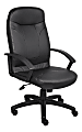 Boss Office Products High-Back Ergonomic Leather Manager's Chair, Black 1 thumbnail image