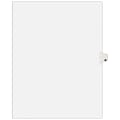 Avery® Individual Legal Dividers Avery® Style, Letter Size, Side Tab M, White Dividers/White Tabs, Pack Of 25