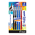 Pilot® FriXion Ball Erasable Gel Color Stix Pens, Fine Point, 0.7 mm, Assorted Barrel Colors, Assorted Ink Colors, Pack Of 5