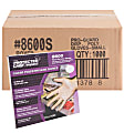 Protected Chef Disposable General Purpose Gloves - Small Size - Unisex - Polyethylene - Clear - Disposable, Durable, Comfortable, Lightweight, Ambidextrous - For Food Handling, Multipurpose, Cleaning, Printing - 1000 / Box - 11.50" Glove Length 1 thumbnail image