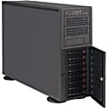Supermicro SuperServer 7048R-TRT Barebone System - 4U Tower - Intel C612 Express Chipset - Socket LGA 2011-v3 - 2 x Processor Support - Black - 1 TB DDR4 SDRAM DDR4-2133/PC4-17000 Maximum RAM Support - Serial ATA/600 RAID Supported Controller 1 thumbnail image