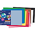 Riverside® Groundwood Construction Paper, 100% Recycled, 12" x 18", Assorted Colors, Pack Of 50