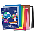 Riverside® Groundwood Construction Paper, 100% Recycled, 9" x 12", Assorted Colors, Pack Of 50
