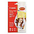 Canon® Photo Paper, Glossy, 4" x 6", 45 Lb, Pack Of 100 Sheets