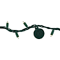 Innovative Technology Bright Tunes Decorative LED String Lights With Bluetooth® Speakers, 26', Greeen Cord/Warm White Lights 1 thumbnail image