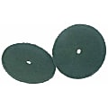 Koblenz 6'' Green Scrubbing Pads - 6" Diameter - 2/Set x 6" Diameter - Nylon Fiber - Green