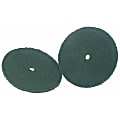 Koblenz 6'' Green Scrubbing Pads - 6" Diameter - Nylon Fiber - Green - 2 / Set 1 thumbnail image