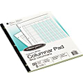 Office Depot® Brand Columnar Pad, 5-Column, 8 1/2" x 11", 25 Sheets, Green