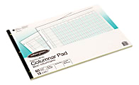 Wilson Jones® Columnar Pad, Side Bound With Shaded Columns, 11" x 16 3/8", 13 Columns, 25 Sheets 1 thumbnail image