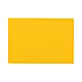 LUX Mini Flat Cards, #17, 2 9/16" x 3 9/16", Sunflower Yellow, Pack Of 50