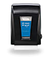 Cascades PRO® Tandem®+ Mechanical No-Touch Hand Towel Dispenser, 15 1/5"H x 11 1/5"W x 9"D, Black