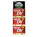 Maxell® DVM-60 Mini Digital Video Cassettes, 60 Minutes, Pack Of 3 1 thumbnail image