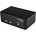 StarTech.com 2 Port Dual DVI USB KVM Switch with Audio & USB 2.0 Hub 1 thumbnail image