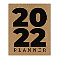 TF Publishing Monthly Planner, 8" x 6-1/2", Kraft, January to December 2022 1 thumbnail image