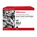 Office Depot® Brand Remanufactured Black Toner Cartridge Replacement For HP 80J