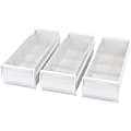 Ergotron SV Replacement Drawer Kit, Triple (3 Small Drawers) - 12 Compartment(s) - 3 Drawer(s) - White - 3 1 thumbnail image