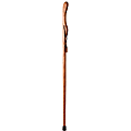 Brazos Walking Sticks™ Extra-Size Hitchhiker Free Form Oak Walking Stick, 55", Tan