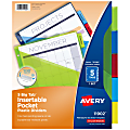 Avery® Big Tab™ Insertable Plastic Dividers, Single Pocket, Multicolor, 5-Tab