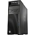 HP Z640 Workstation - Intel Xeon E5-2620 v3 Hexa-core (6 Core) 2.40 GHz - 8 GB DDR4 SDRAM - 256 GB SSD - Windows 7 Professional 64-bit - Convertible Mini-tower - Brushed Aluminum, Black