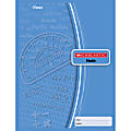 Mead® Scholastic Math Notebook, 8" x 10 1/2", Wide Ruled, 60 Sheets, Blue 1 thumbnail image
