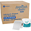 Angel Soft Professional Series® 2-Ply Embossed Toilet Paper, 20% Recycled Fiber, 80 Rolls per Case, 450 Sheets per Roll 1 thumbnail image