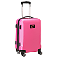 Denco 2-In-1 Hard Case Rolling Carry-On Luggage, 21"H x 13"W x 9"D, Cleveland Cavaliers, Pink