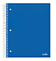 Office Depot® Brand Stellar Poly Notebook, 8-1/2" x 11", 3 Subject, College Ruled, 150 Sheets, Blue