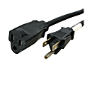 StarTech.com Power Extension Cable - 125V AC - 15A - 6ft - Black - Extend your power cord by 6ft - 6ft  - PAC1016 1 thumbnail image